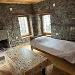 Jani Stone House Fireplace Near Quiet Nature *