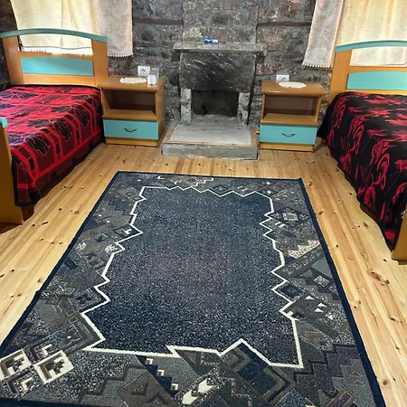 Jani Stone House Fireplace Near Quiet Nature *