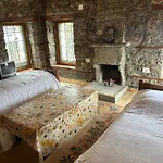 Jani Stone House Fireplace Near Quiet Nature Pensionat