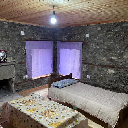 Jani Stone House Fireplace Near Quiet Nature Pensionat Përmet