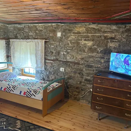 Jani Stone House Fireplace Near Quiet Nature Pensionat